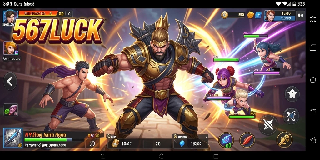 Gameplay Fighting seru dengan karakter unik dan combo mematikan.