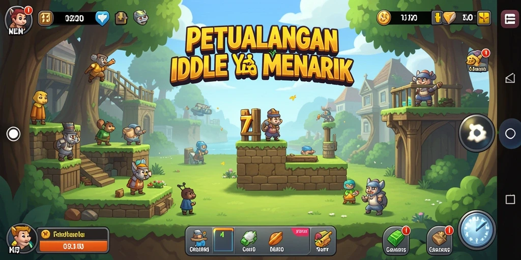 Tampilan gameplay utama 71H yang menarik dan interaktif.