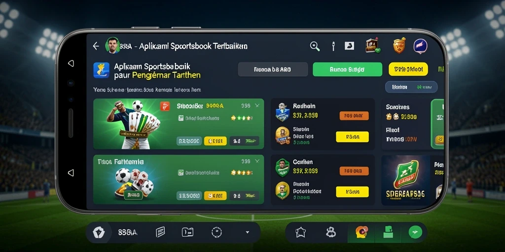 Screenshot utama 898A menunjukkan antarmuka taruhan olahraga yang menarik.
