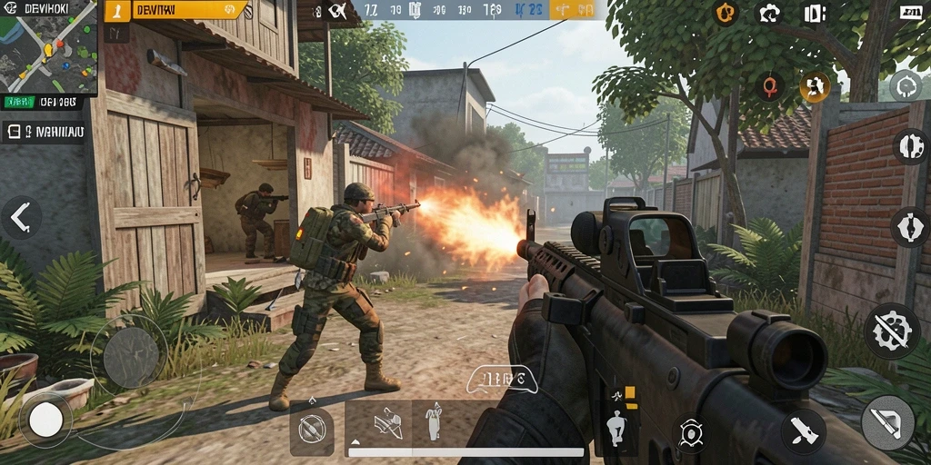 Gameplay mendebarkan di DEWIHOKI dengan aksi TPS seru.