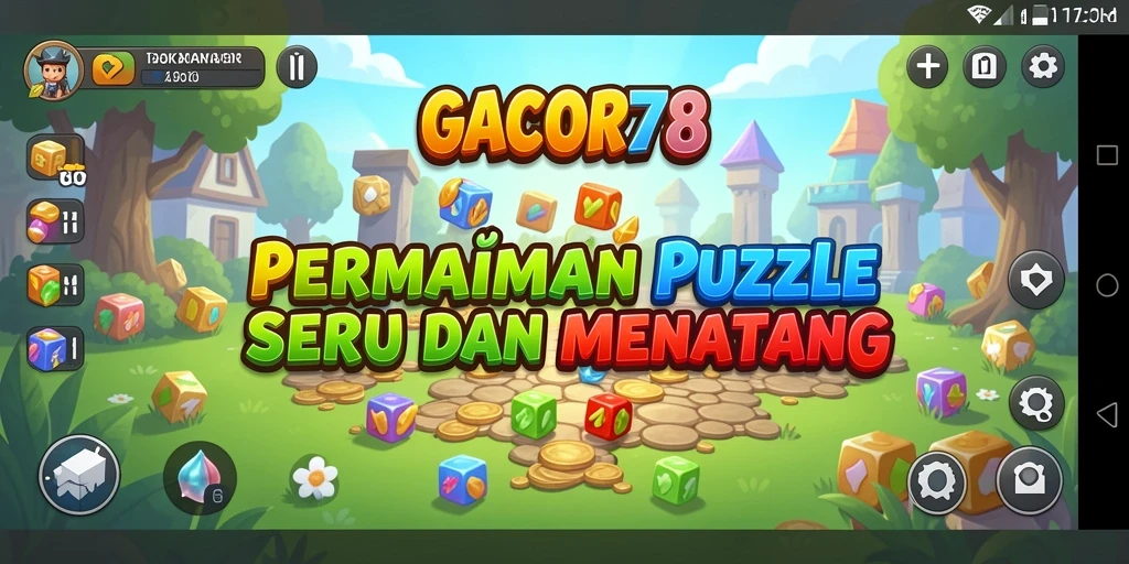 Tampilan gameplay <strong>GACOR78</strong> yang menarik dan menantang.