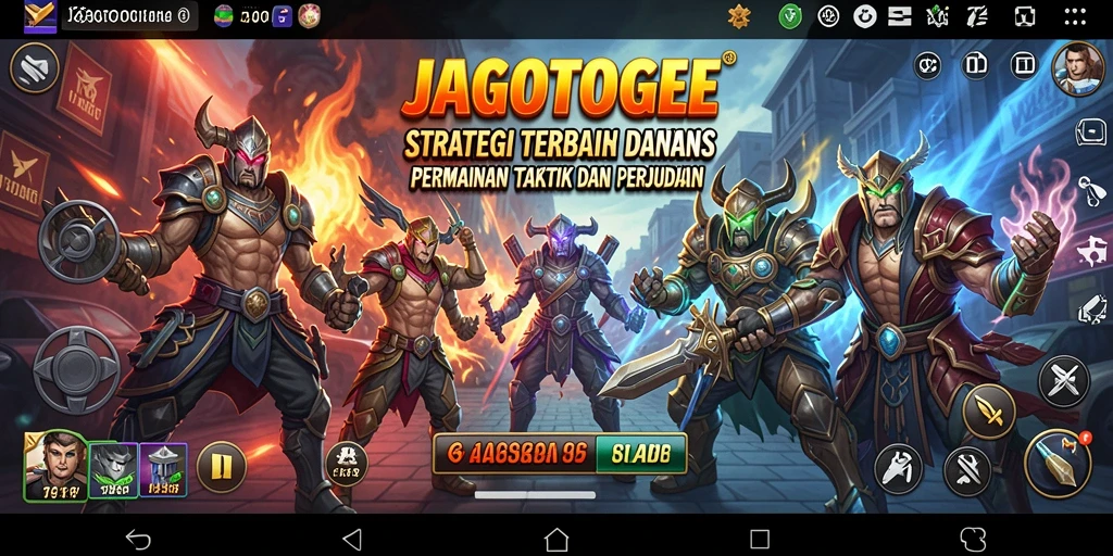 Tampilan gameplay JAGOTOGEL yang penuh strategi dan taktik.