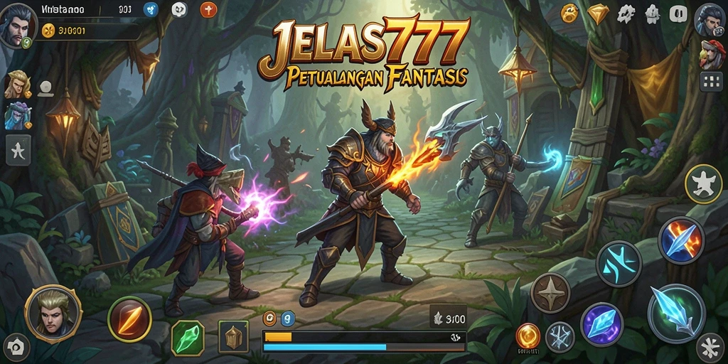 Tampilan seru dari gameplay JELAS777 yang penuh petualangan.