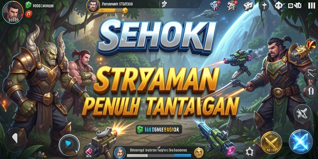Tampilan strategi mendalam dalam SEHOKI saat bermain.