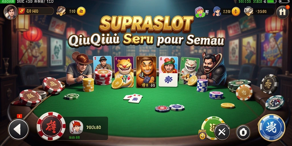 Tampilan gameplay QiuQiu yang mengasyikkan di SUPRASLOT.